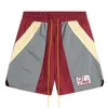 2024 Nieuwe Rhude Shorts Mannelijke en vrouwelijke ontwerpers 3M Reflecterende zomermode Snelle drogende straatkleding mode casual hiphop strand sportkleding heren shorts