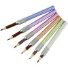 Lápis 18pcs Metal Color Haste Singlend Lápis Extender Lápis Extender Pen Receptáculo Pen Extension Case