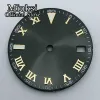 Kits Miuksi 29mm Gray Watch Dial Lumoinous Fit NH35 NH36 MOTION FIT 3 KRONTA KRONT 3,8 KROON