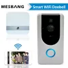 Porta de campainha wi -fi videoe porta telefone Doorbell Battery Wi -Fi Video Door Bell Sem fio Intercom Intercom Câmera de suporte TF CARTO DE CARTO TF