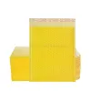 Mailers 50pcs / sac Jaune Bubble Film Enveloppe Sac cadeau Cadeau d'emballage Antisqueeze Express Sac épaissis