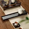 Tea Tray Bamboo Tray Puba Ceremonia Ceremonia Przechowywanie