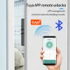 Lock Nenhuma perfuração Smart Tuya App Bluetooth Indoor Lock Invisible para porta de madeira Electronic 13.56 IC Bloqueio de bloqueio Gateway de suporte para WiFi