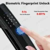 Управление приложением Tuya Wi -Fi Smart Door Dirot Password Biometric Fingerprint Auto Electronic Lock IC Card Без ключа входной вход Smart Home Life