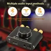 Amplifikatör Uzaktan Kumanda HIFI 5.1 Bluetooth Amplifikatör Kartı 15W Stereo 12V/24V Hoparlör Ses Amplifikasyonu Bluetooth Güç Amplifikatörü X15H