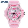 Smael Woman Watches Sports Outdoor LED orologi Digital Orologio Domani Orologi Orologi militari Big Dial 1808 Women Watch Waterproof7253720