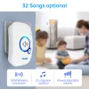 Campanelli towode m557 wireless cornam home security motion motion detector system welcome system 32 canzone 4 livelli volume regolabile