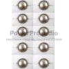 Radio 10 PCS 1,75 '' 44,4 mm 44,5 mm högtalardel röstspolhögtalarers utbyte av tweeter högtalare Dome Titanium membran