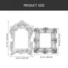 Frames 2 PCS Mini PO Frame accessoires Gold Picture Family Resin Bulk pour l'affichage