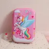 Casi Unicorno matita Case School Forniture Pencilcase Escolares 3D Box a penna per penna a capacità di grande capacità Kawaii Box matita di cartoleria kawaii