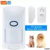 Kits Tuya Wifi PIR Motion Sensor Detector Bewegingssensor Smart Life App Draadloos Home Automation System Work met Alexa Routine Set