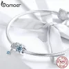 Bracelets Bamoer Sterling Sier Universo Series Star Moon Beads