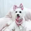 Köpek giyim küçük malzemeler evcil hayvan tatlı parti tükürük havlu köpek sevimli desinger bowknot saç tokası kedi aksesuarları chihuahua kaniş maltese