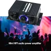 Amplifier AK170 HiFi Digital Stereo Audio Power Amplifier Blue LED Light For Car Home Theater Sound Amplifier Card