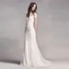 Abiti VW351312 Abito da sposa in pizzo 2019 a maniche corte a manico