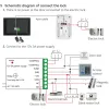 Intercom Tuya Wifi 7 inch Video Door Phone Intercom Entry System 1 Monitor+1 RFID Access HD Camera+Electric Magnetic Lock Access Control