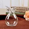 Vases Cute Angel Shape Flower Plant Hanging Vase Transparent Glass Hydroponic Container For Home Office Wedding Decoration