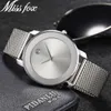 Miss montres pour femmes Elegant Casual Silver Color Lady Watch for Woman Luxury Brand Night Robe Robe Relogio Feminino 2107201057416