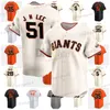 Jung-hoo Lee Jorge Soler Jersey Logan Webb Kyle Harrison Marco Luciano Willie Mays Barry Bonds Will Clark Joey Bart Wade Jr. Yastrzemski Hicks Chapman Baseball Jerseys