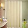 Shower Curtains Waterproof Thickened El Solid Color Gray Transparent Curtain Bathroom Peva Plain