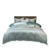 Bedding Sets Simple Plain Color 160 Long Staple Cotton Four-piece Set Quilt European Suitable For Spring And Autumn