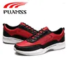 Walking Shoes PUAMSS Men's Lace Up Anti-Slip Breathable Comfortable Sneakers Fall2024 A