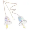 装飾的な置物2 PCS Wind Chime Ornament Crystal Bell Christmas Araments Car Decorations Crystals Sun Catcher