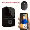 Doorbell WiFi Doorbell Intelligent Outdoor Night Vision High Definition Camera Anti Stöld Dörrklocka Telefon Voice Home Monitor Dörr Dörr