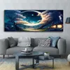 DIY Large Diamond Painting 5d Cross Stitch Wall Art Moon Full Round Boor Borduurwerk voor Home Decor Landscape 240328