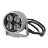 Аксессуары Gadinan 4 массивные светодиоды Инфракрасное водонепроницаемое ночное зрение IR Иллюминатор Light 850 нм для камеры камеры CCTV CCTV заполнить свет DC 12V