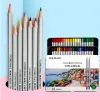 Pennor giftiga färgade pennor Profesional set Leadfree 24/36/48/72 Färgpennor för barn som ritar målning Fin färg målarbok