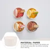 Disposable Cups Straws 100 Pcs Ice Cream Dessert Container Mousse Cake Bowl Snack Jelly Paper Pudding