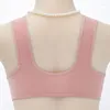 BRAS Unterwäsche BH Dessous U-förmige 3pcs/Set Frontschließe Komfortable erweiterte Draht freie Baumwolle Bralette Rückenbänder Schulter Frauen