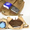 Accessoires Taktische Männer Taille Pack Wanderwasserflasche Mobile Beutel Outdoor Molle Tarnarme Armee Militärjagd Klettern Nylongürtelbeutel