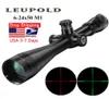 Leupold Mark 4 624X50 M1 Tactische geweer Scope Hunting Optica Scope Rood en groene stip Vezel Retikel Lange Oogonthoud Rifle Scopes9660179