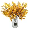 Dekorative Blumen JFBL 10 PCs Künstliche Babys Atem Stoff gefälschte Seide für Herbstsaison Home Decor Blumenarrangement