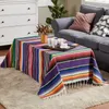 Dekens Mexicaanse bank deken feest tafelkleed tafel vlag etnische stijl cover bed einddoek handdoek geweven tassel strandmat