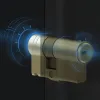 Lock Wholesale 3D Face Recognition Smart Door Lock Security Camera Monitor Intelligent Fingerprint Password Electronic Key Unlock