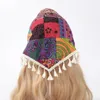 Scarves Multicolor Totem Lace Triangular Scarf Hair Accessories Ethnic Style Turban Headband Po Props Women Girls Band Cosplay