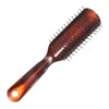 2024 Blue Zoo Amber Cutout Ribs Comb PS Men's and Women's Nylon Needle Anti-Static Massage Hairdressing Comb Blue Zoo Amber Cutout Ribs Comb