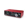 Versterker verbeterde nieuwe FocusRite Scarlett 2i2 3e generatie professionele opname Sound Card USB Audio -interface met MIC -voorversterker