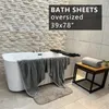 Towel Bath Sheets Towels 27x55 Inch Plush Luxury Extra Large For Bathroom Super Soft Highly Absorbent Microfiber