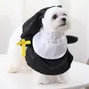 Dog Apparel Funny Fasten Tape Halloween Pet Transform Clothes Elastic Adjustment Crossdressing Costume Set Product