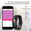 Watches UGUMO P3A ECG PPG smart Bracelet Heart Rate Blood Pressure Monitoring Watch Body Temperature Measure Smart watches Men Women