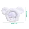 Appareils pour chiens Christmas Bear Ear Shape Hat pour chiens chat habiller les fournitures accessoires pour animaux de compagnie