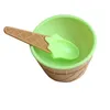 Ny ny 1set Kids Ice Cream Bowl Spoon Set Hållbara barn gåvor härlig efterrätt skål diy glass verktyg glassskål+sked för barn dessert skåluppsättning