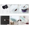 Liquids Rosalind Acrylic Powder Liquid Crystal Glass Set White Clear Acrylic Powder with Brush Professional Nail Art Extension Tool Kit