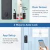 Lock Fechadura Eletronica Smart Door Lock Lock Deadbolt Digital Tuya App Fingerabdruck WiFi Keyless Eingangstastatur Elektronische Schleusen