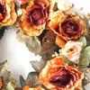 Fiori decorativi 35 cm Elegante porta ghirlanda Flower Plastic Summer Supply da festa tradizionale