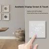 Cameras Tuya Smart Life Wifi Thermostat Touch Screen Heating Temperature Controller Work for Electric Floor Heating Water/gas Boiler